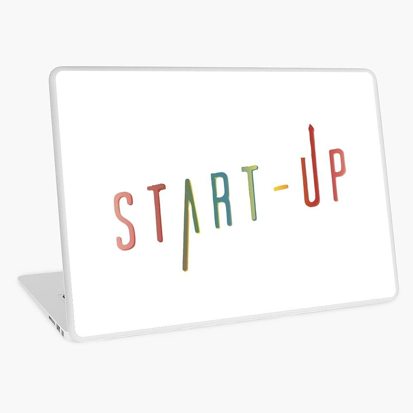 Start Up (ì¤íí¸ì) K Drama Logo Vinilo para portátil Por Kdramastan, Startup Kdrama fondo de pantalla del teléfono